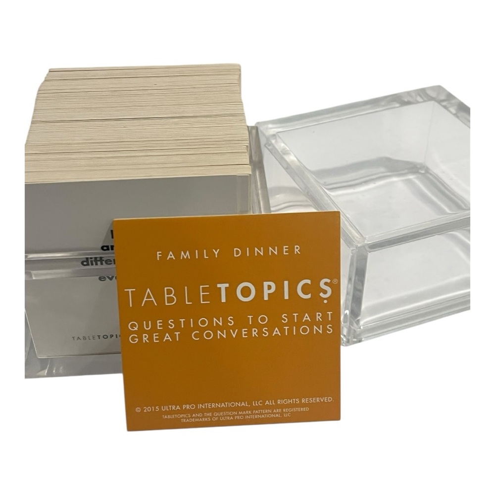 TableTopics Family Dinner Conversation Cards